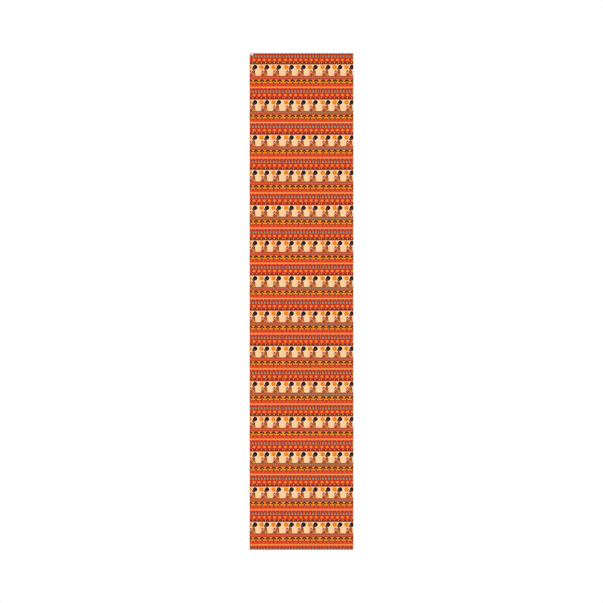 Double-Sided Gift Wrapping Papers - At The Sunset Vibrant African Gift Wrapping Sheet