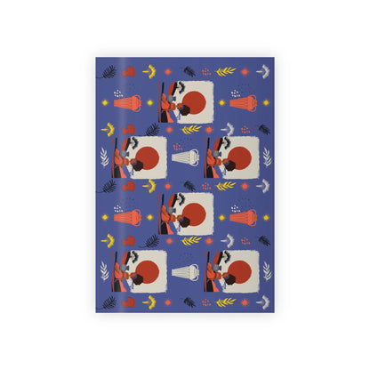 At the Sunset Portrait – Vibrant African Gift Wrapping Paper Rolls
