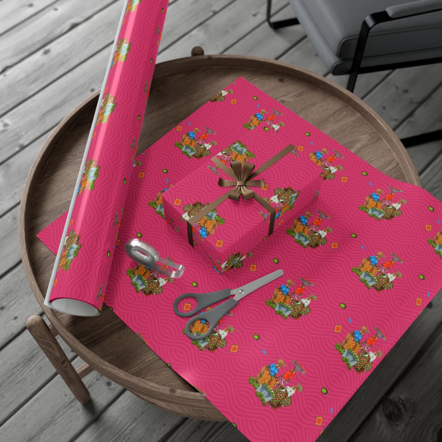 Traditional African Housewives, Strong Head of Households Gift Wrapping Paper Sheets