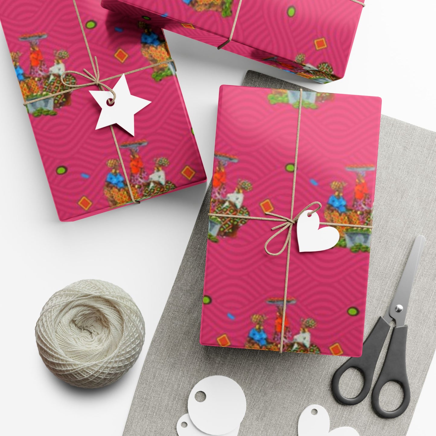 Traditional African Housewives, Strong Head of Households Gift Wrapping Paper Sheets