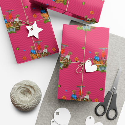 Traditional African Housewives, Strong Head of Households Gift Wrapping Paper Sheets