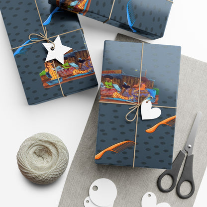 Traditional African Housewives, Strong Head of Households Gift Wrapping Paper Sheets