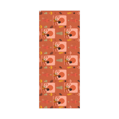 At the Sunset Portrait – Vibrant African Gift Wrapping Paper Sheets