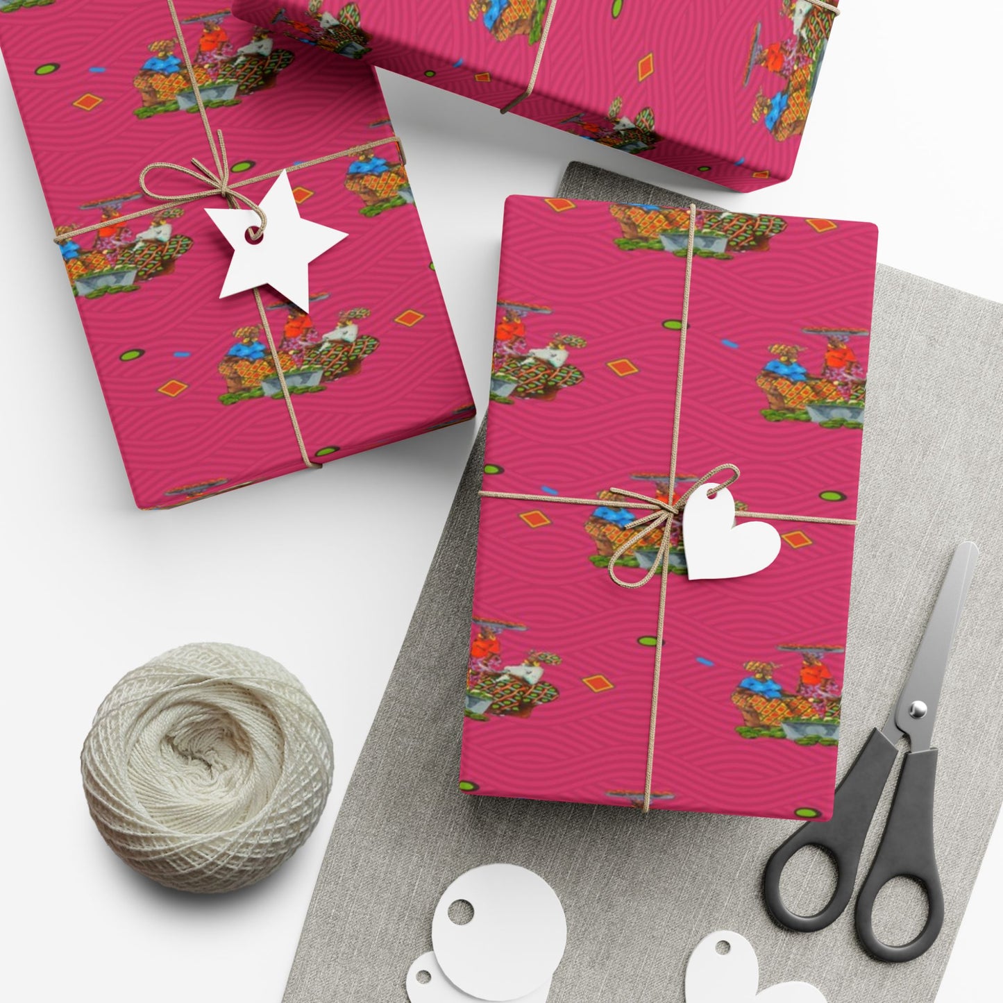 Traditional African Housewives, Strong Head of Households Gift Wrapping Paper Sheets