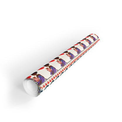 At the Sunset Portrait – Vibrant African Gift Wrapping Paper Rolls