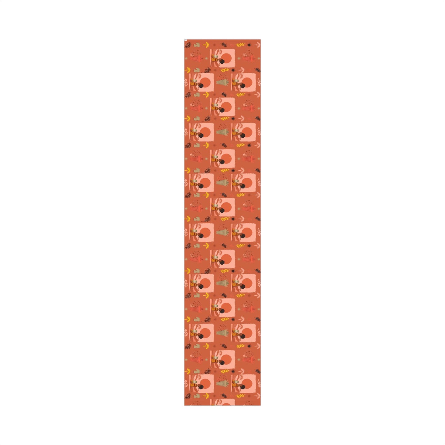 At the Sunset Portrait – Vibrant African Gift Wrapping Paper Sheets