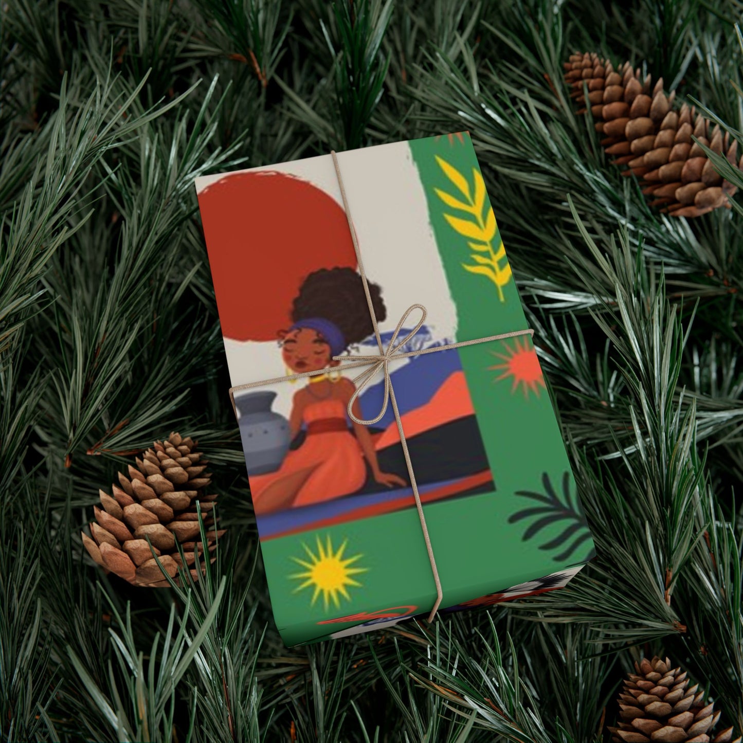 Traditional African Housewives, Strong Head of Households Gift Wrapping Paper Sheets