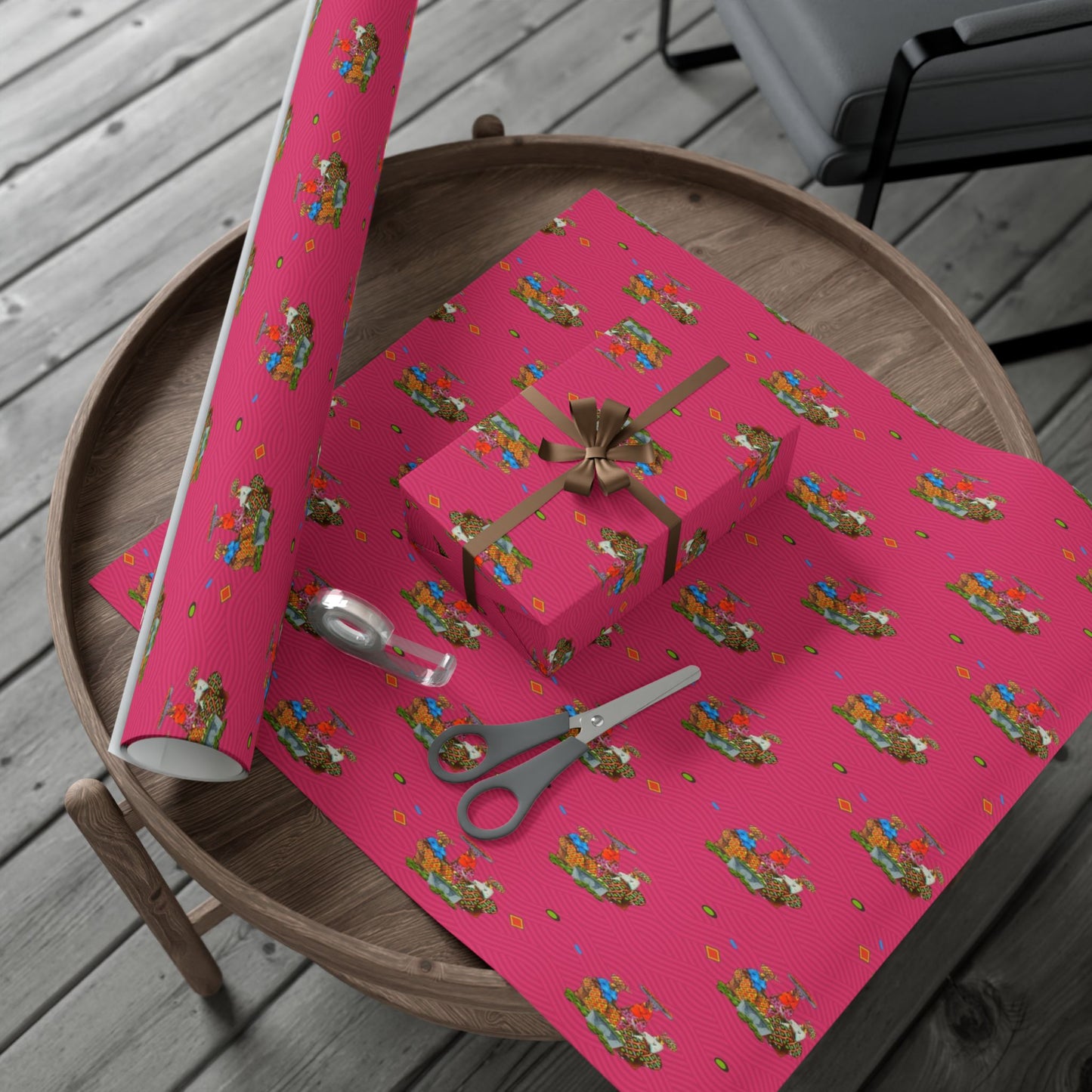 Traditional African Housewives, Strong Head of Households Gift Wrapping Paper Sheets