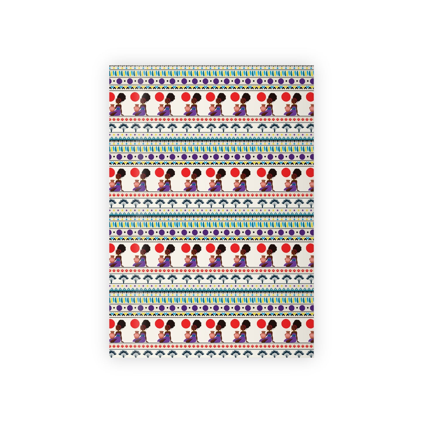 At the Sunset Portrait – Vibrant African Gift Wrapping Paper Rolls
