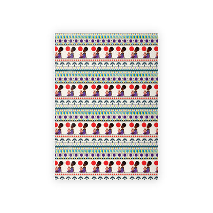 At the Sunset Portrait – Vibrant African Gift Wrapping Paper Rolls
