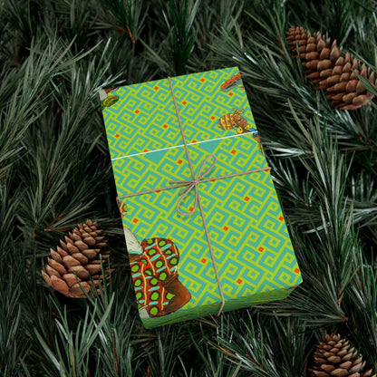 Traditional African Housewives, Strong Head of Households Gift Wrapping Paper Sheets