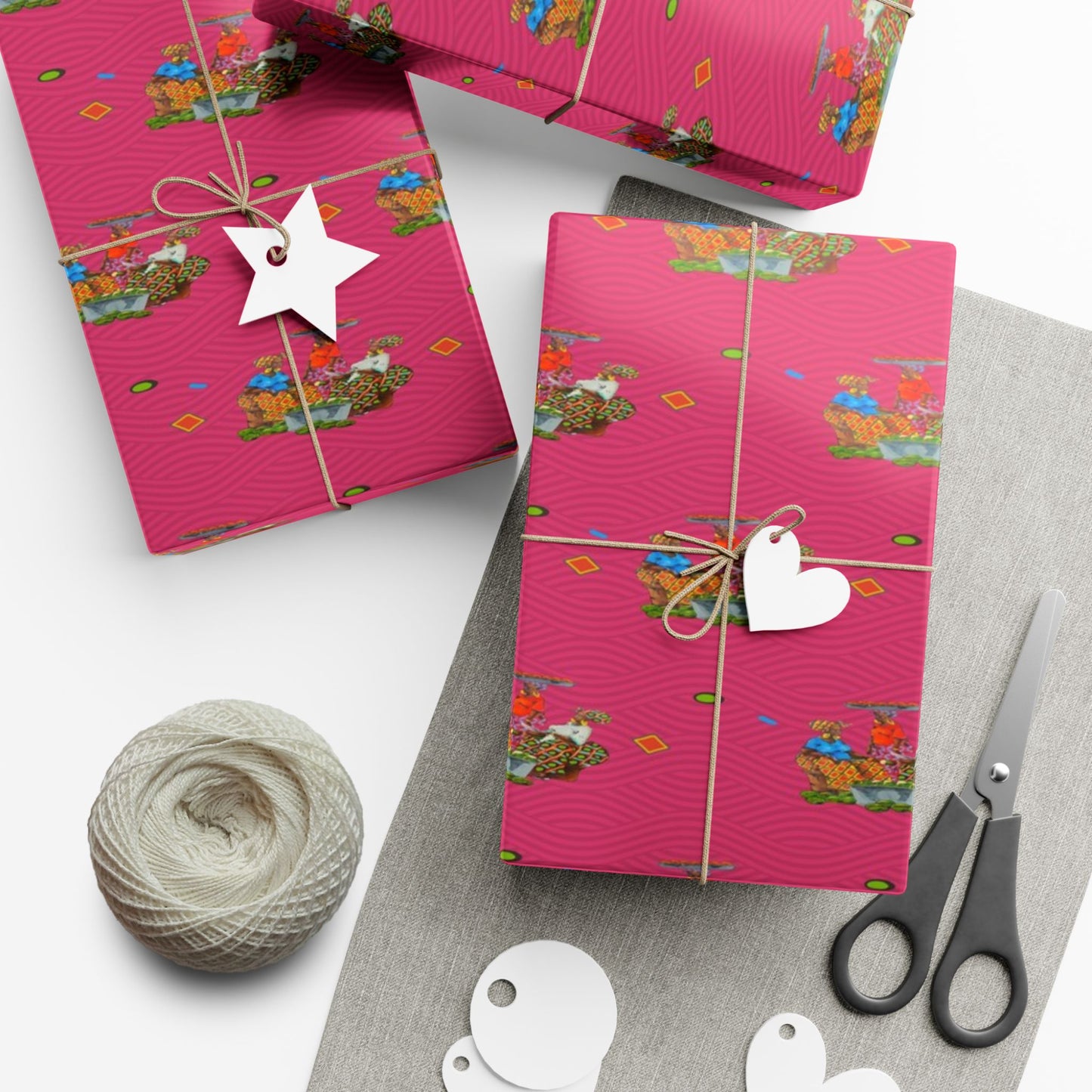 Traditional African Housewives, Strong Head of Households Gift Wrapping Paper Sheets