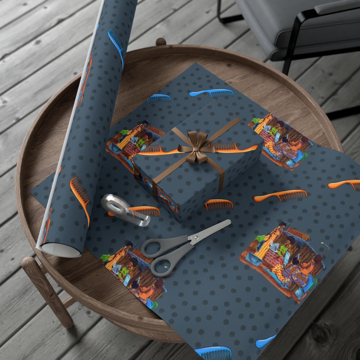 Traditional African Housewives, Strong Head of Households Gift Wrapping Paper Sheets