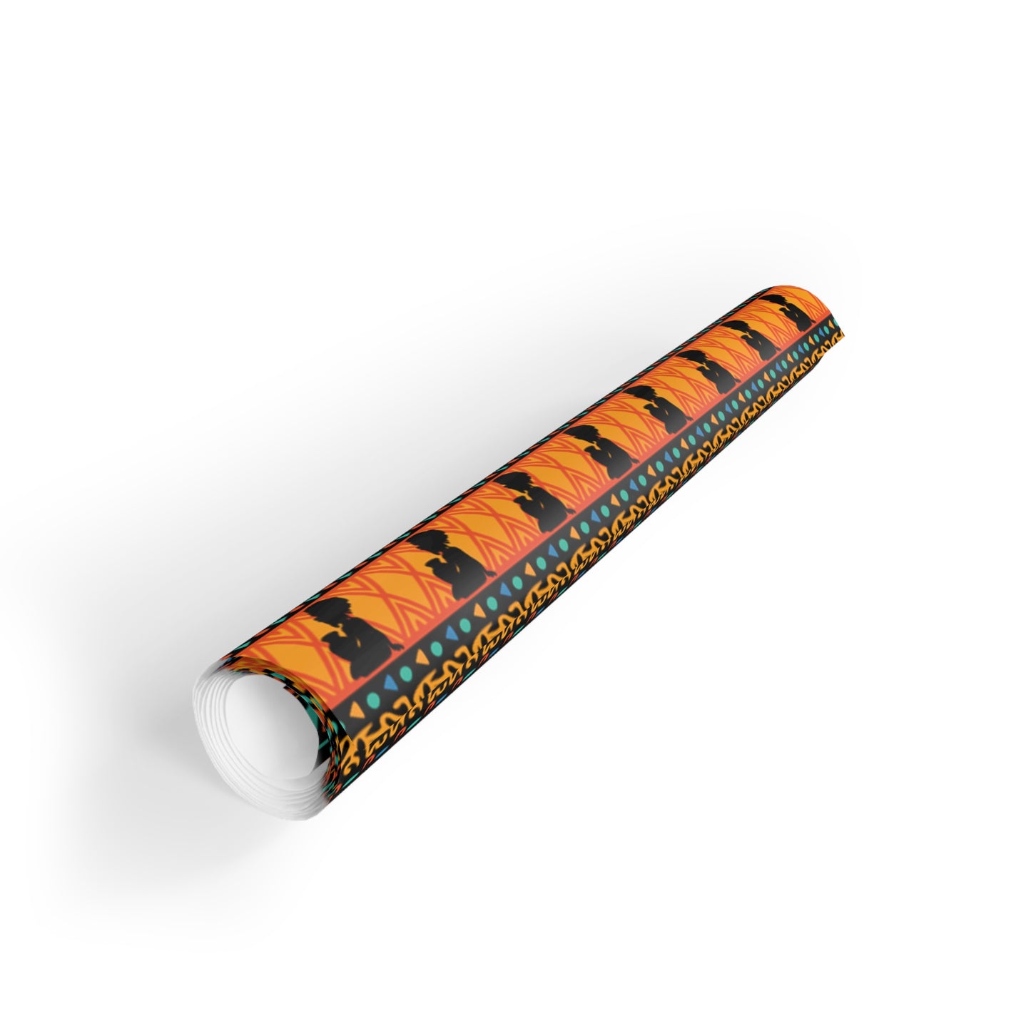 At the Sunset Portrait – Vibrant African Gift Wrapping Paper Rolls