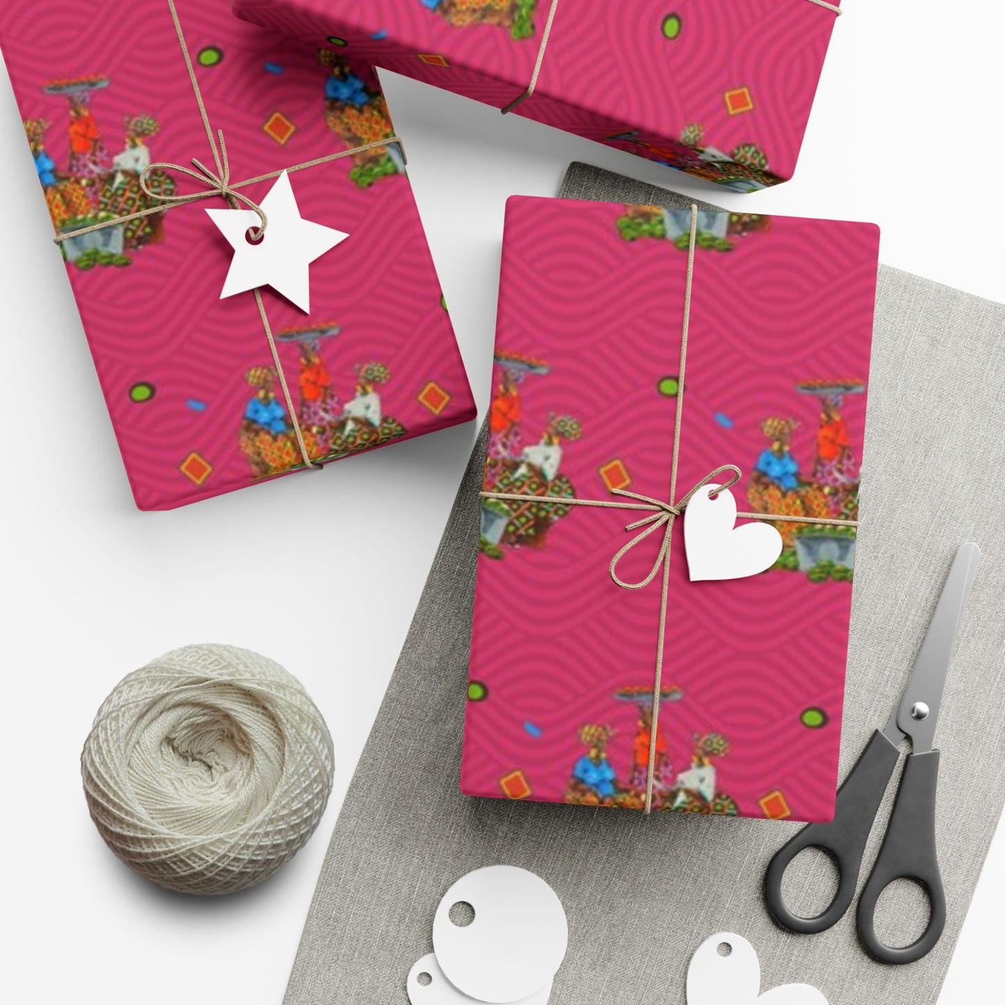 Traditional African Housewives, Strong Head of Households Gift Wrapping Paper Sheets
