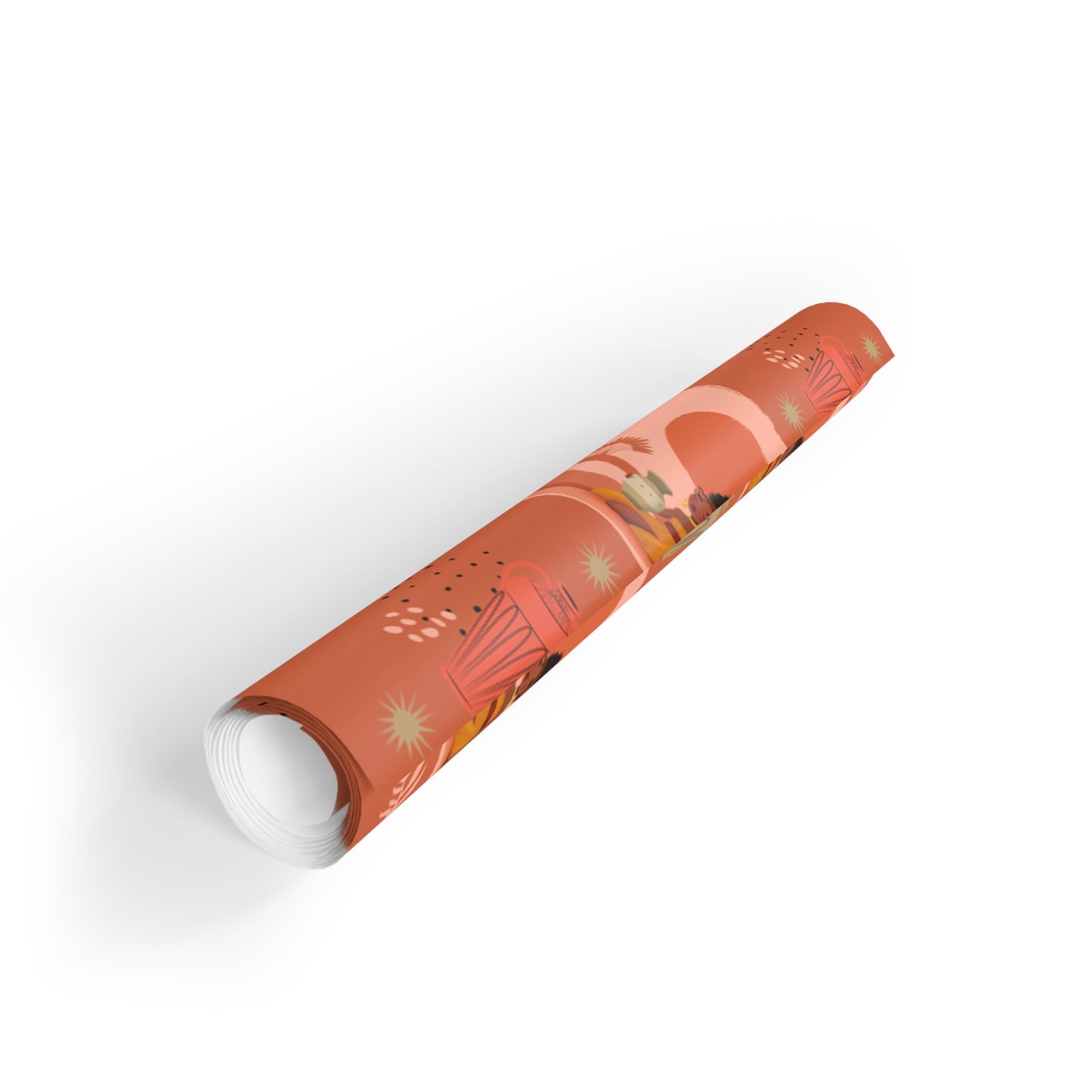 At the Sunset Portrait – Vibrant African Gift Wrapping Paper Rolls