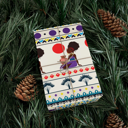 African Woman – Beautiful, You Are! Premium Gift Wrapping Paper Sheets