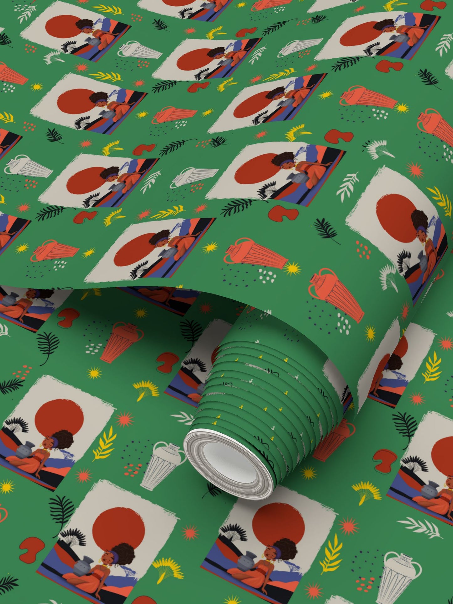 At the Sunset Portrait – Premium African Wallpaper