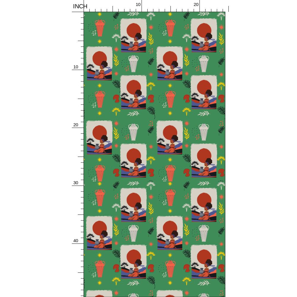 At the Sunset Portrait – Premium African Wallpaper