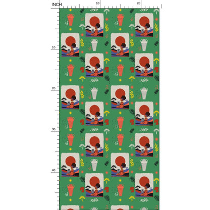 At the Sunset Portrait – Premium African Wallpaper