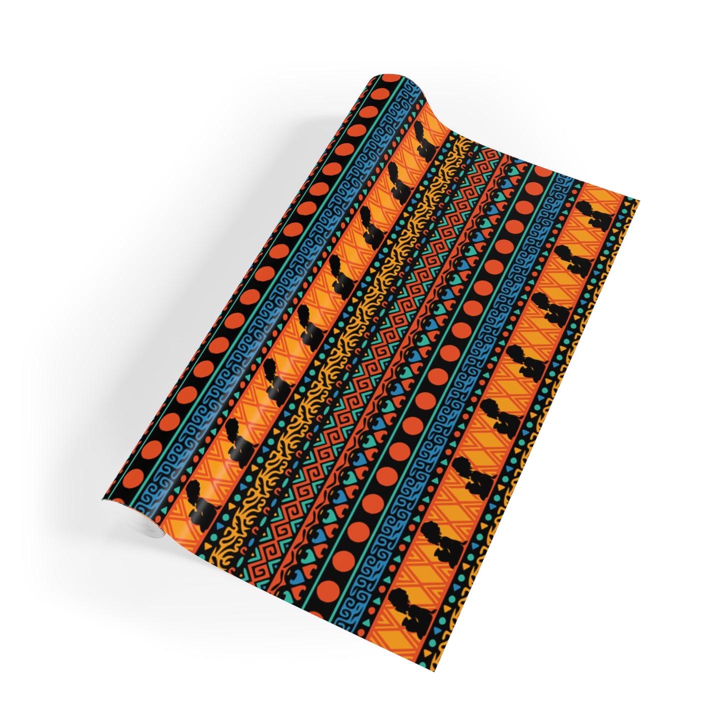 At the Sunset Portrait – Vibrant African Gift Wrapping Paper Rolls