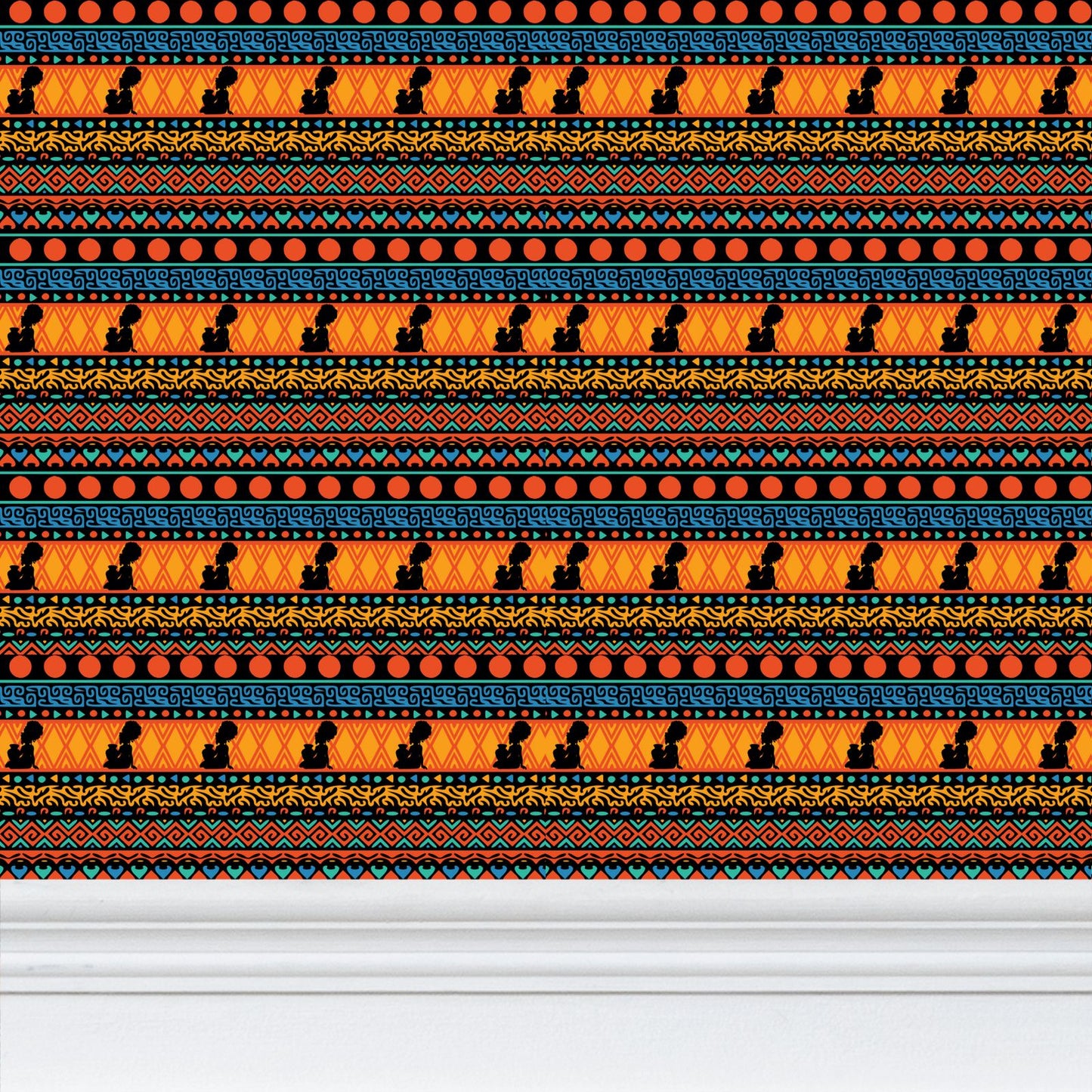 At the Sunset Portrait – Premium African Wallpaper