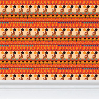 At the Sunset Portrait – Premium African Wallpaper