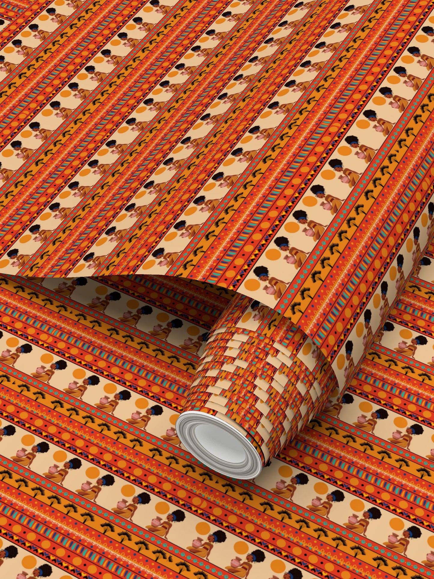 At the Sunset Portrait – Premium African Wallpaper