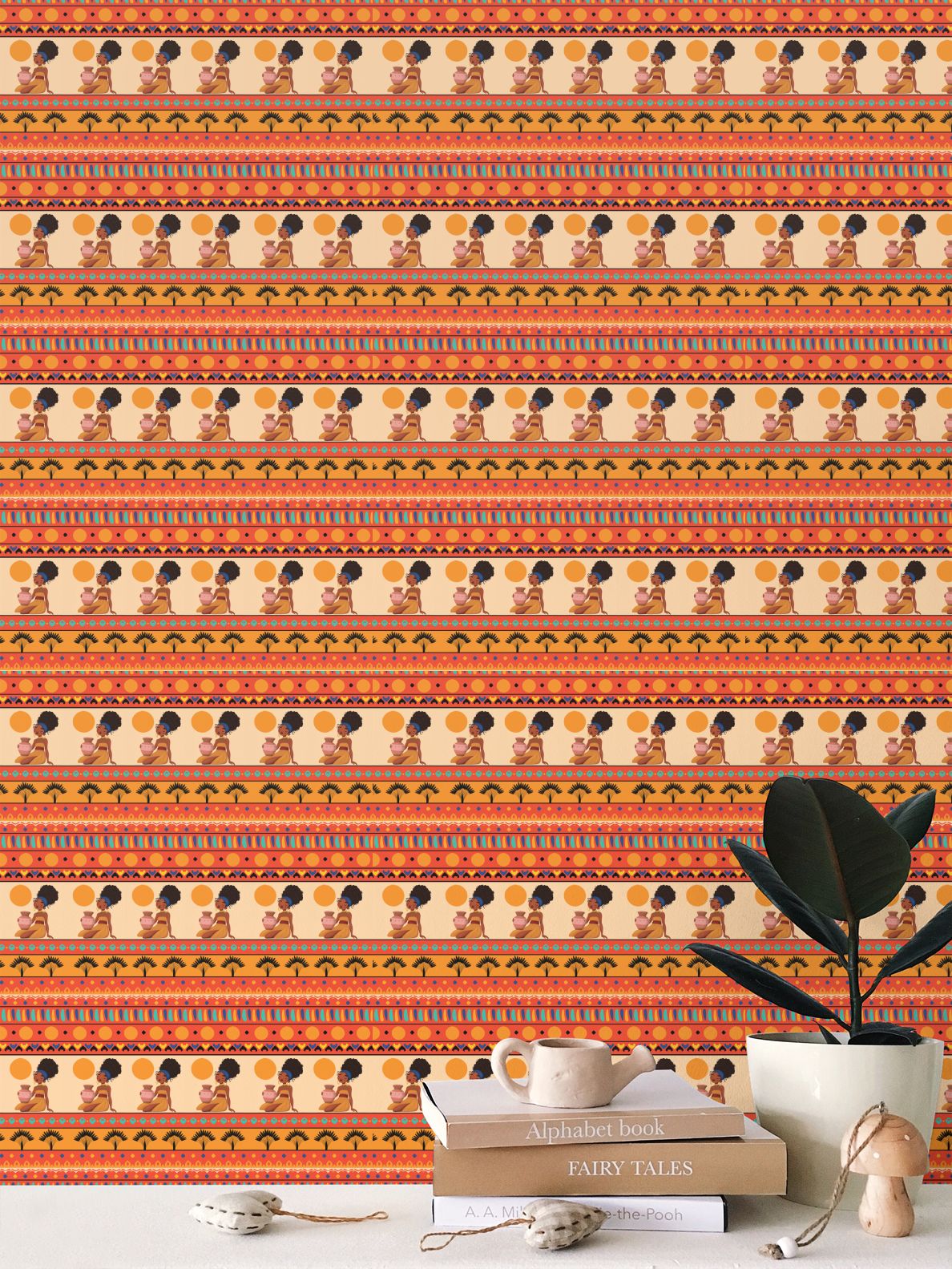 At the Sunset Portrait – Premium African Wallpaper