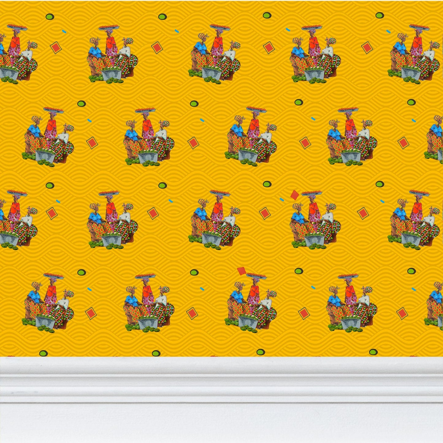 Traditional African Housewives, Strong Heads of Households Wallpaper