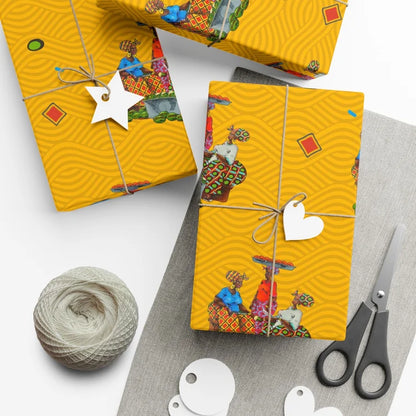 Traditional African Housewives, Strong Head of Households Gift Wrapping Paper Sheets