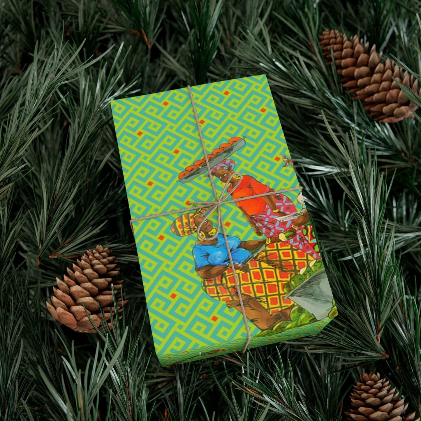 Traditional African Housewives, Strong Head of Households Gift Wrapping Paper Sheets