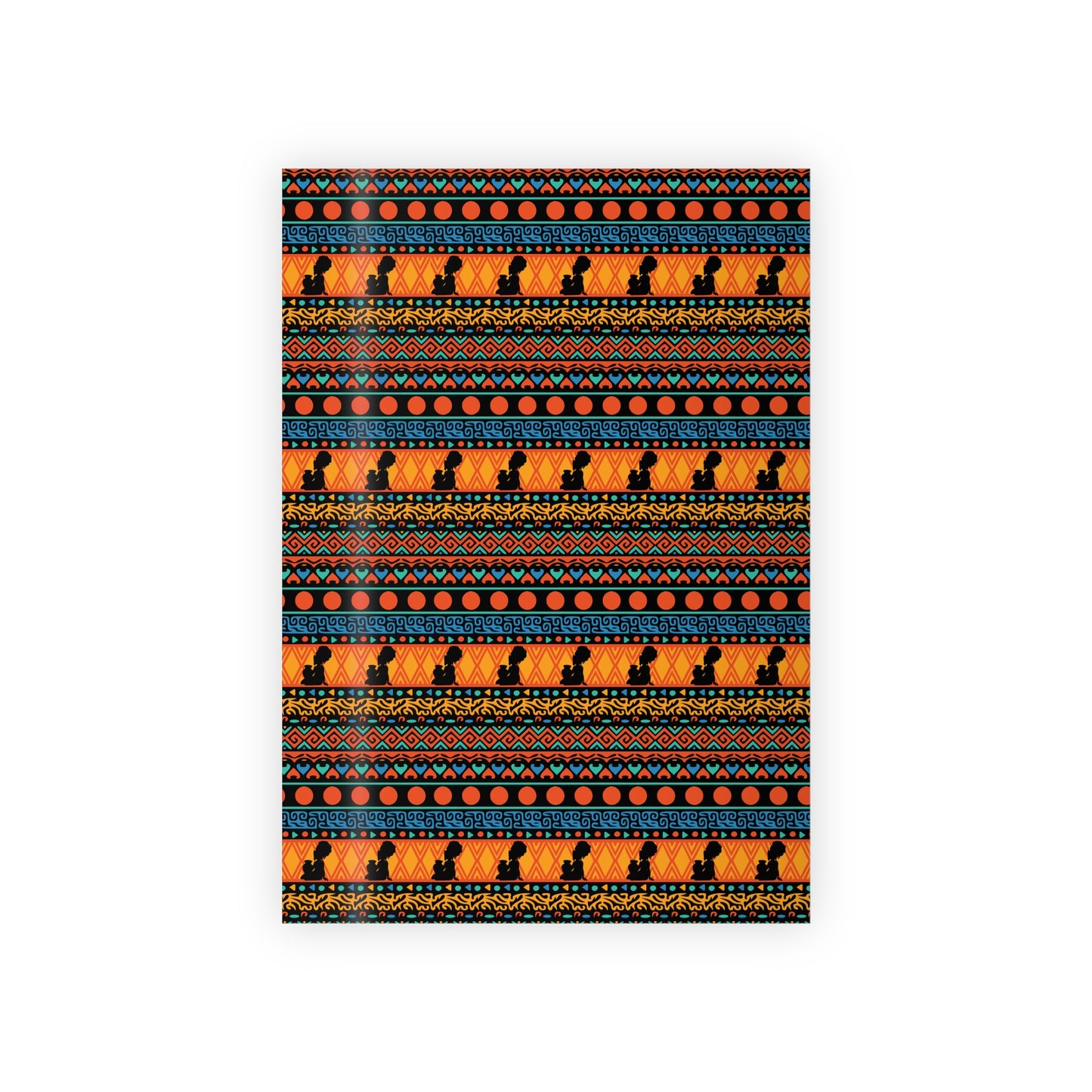 At the Sunset Portrait – Vibrant African Gift Wrapping Paper Rolls