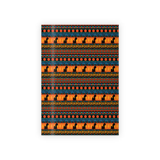 At the Sunset Portrait – Vibrant African Gift Wrapping Paper Rolls