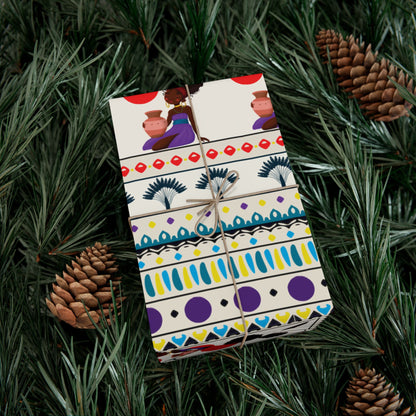 African Woman – Beautiful, You Are! Premium Gift Wrapping Paper Sheets