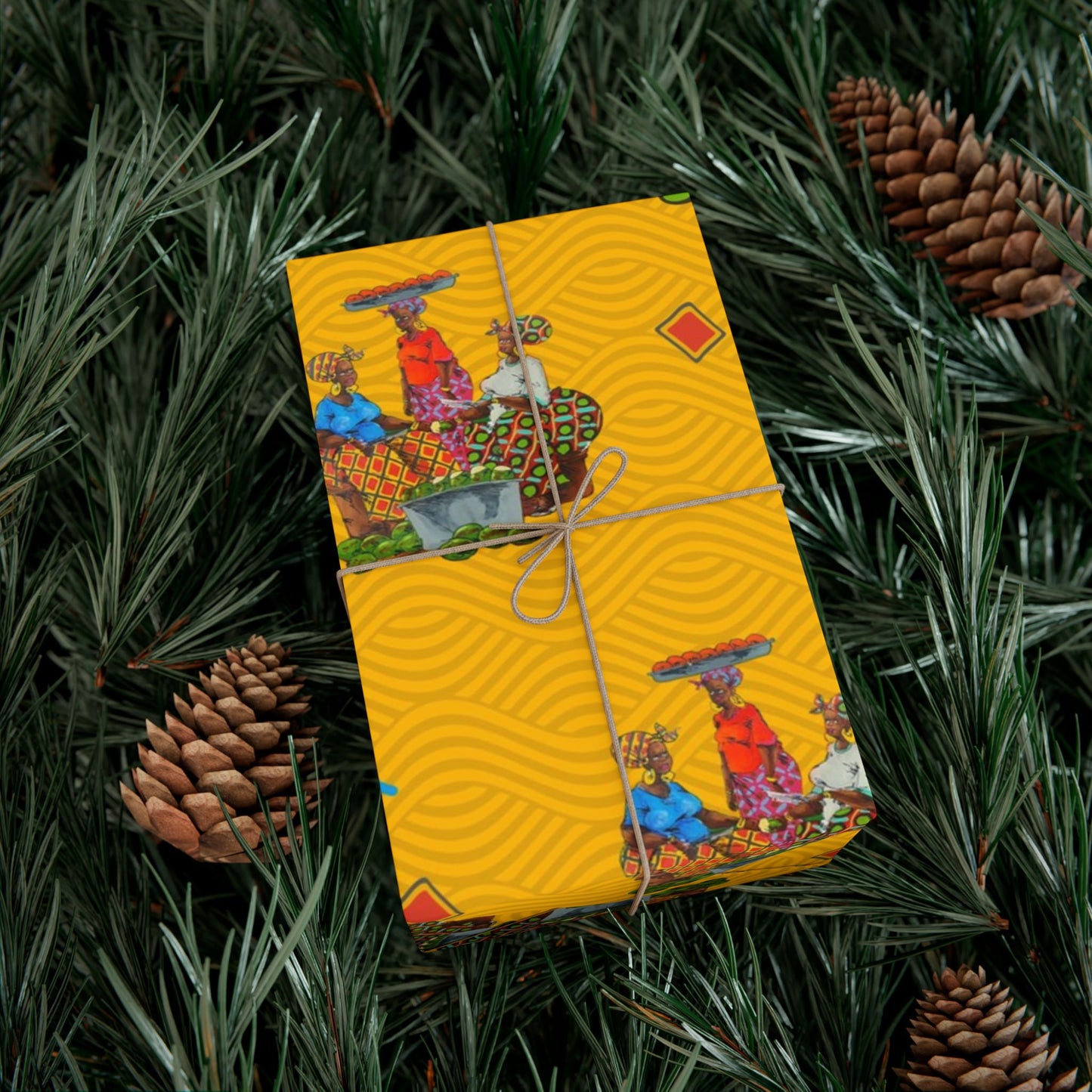 Traditional African Housewives, Strong Head of Households Gift Wrapping Paper Sheets
