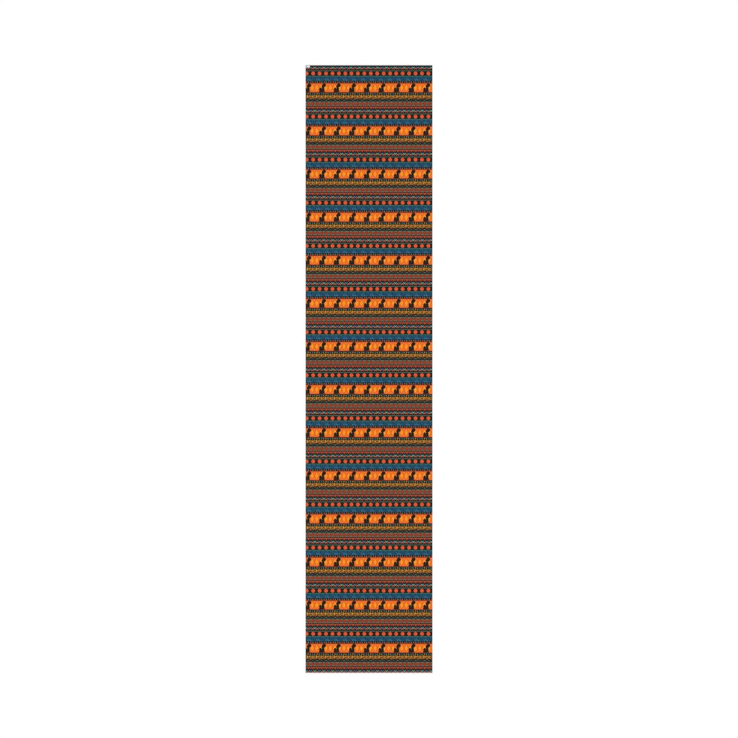 At the Sunset Portrait – Vibrant African Gift Wrapping Paper Sheets