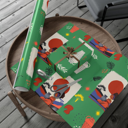 Traditional African Housewives, Strong Head of Households Gift Wrapping Paper Sheets