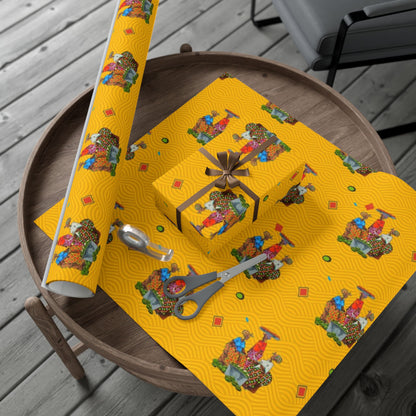 Traditional African Housewives, Strong Head of Households Gift Wrapping Paper Sheets