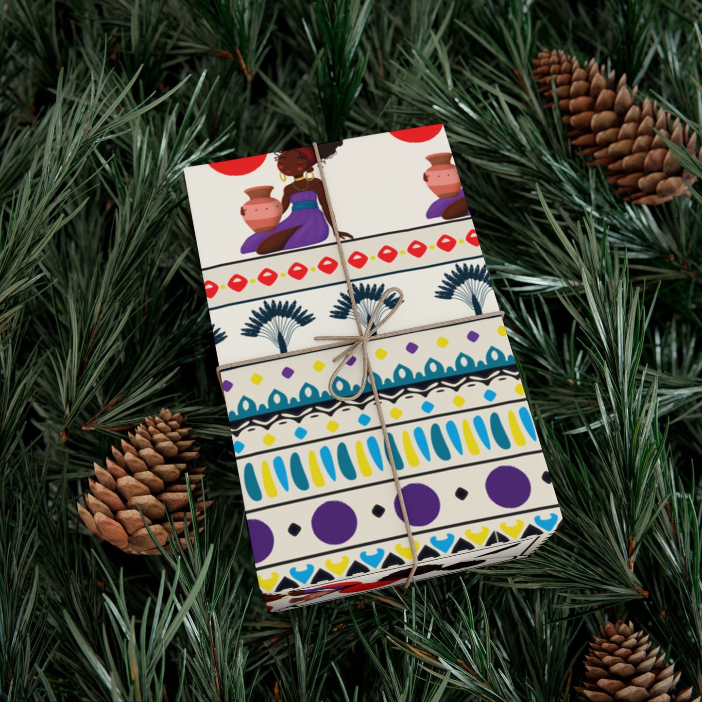 African Woman – Beautiful, You Are! Premium Gift Wrapping Paper Sheets