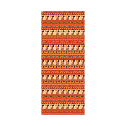 At the Sunset Portrait – Vibrant African Gift Wrapping Paper Sheets
