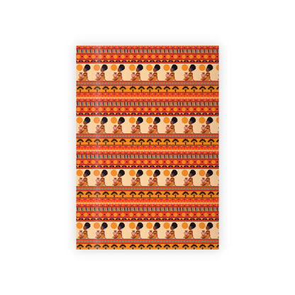 At the Sunset Portrait – Vibrant African Gift Wrapping Paper Rolls
