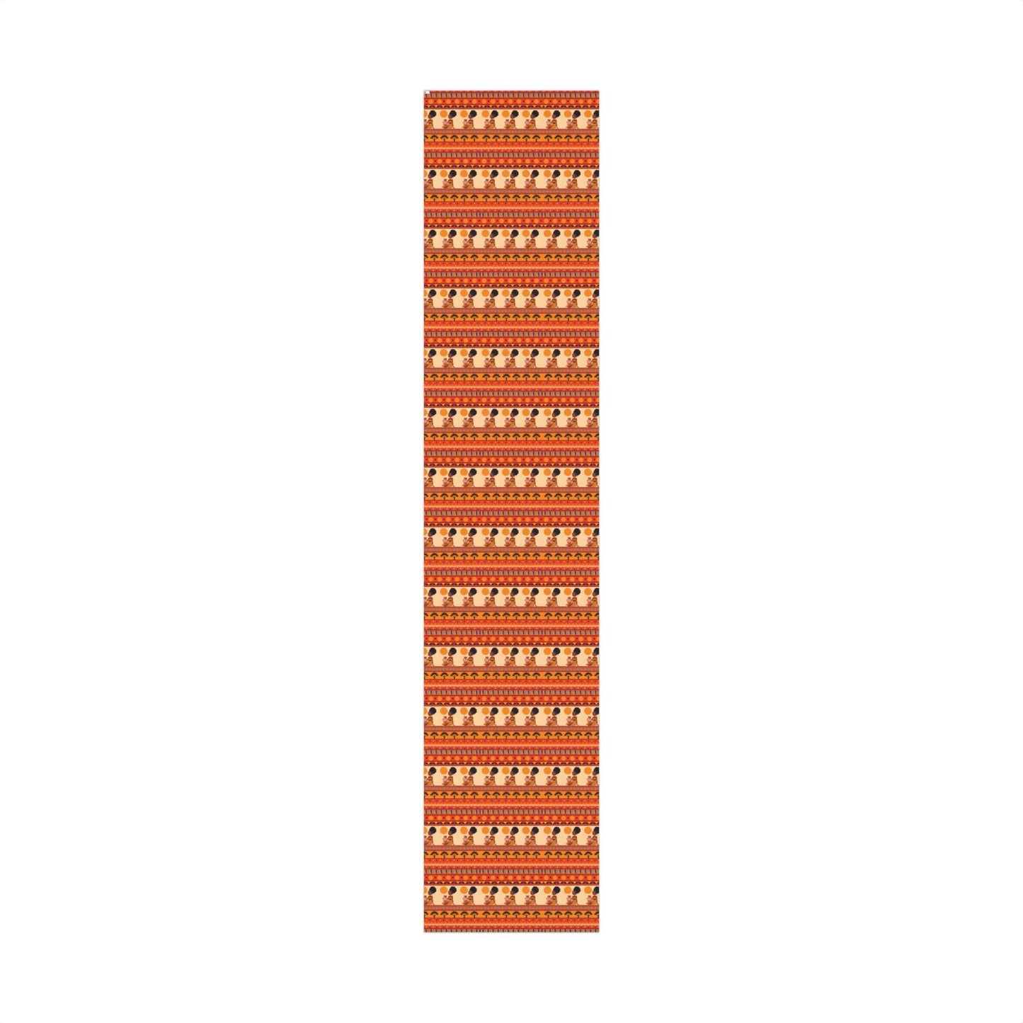 At the Sunset Portrait – Vibrant African Gift Wrapping Paper Sheets