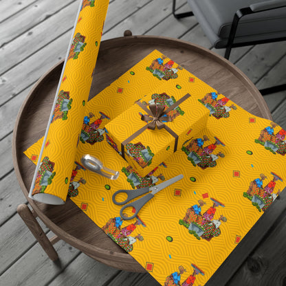 Traditional African Housewives, Strong Head of Households Gift Wrapping Paper Sheets