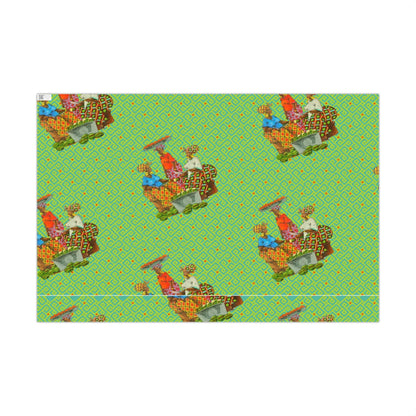 Traditional African Housewives, Strong Head of Households Gift Wrapping Paper Sheets