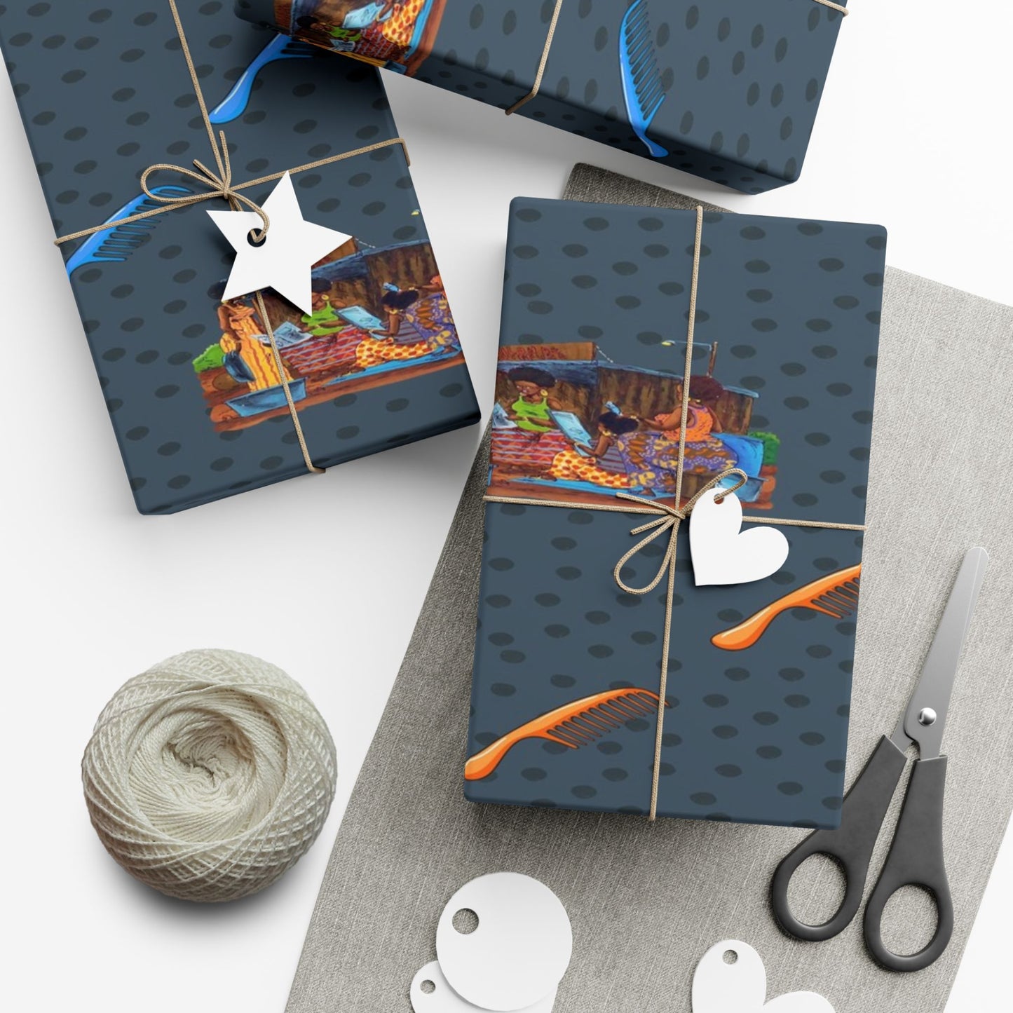 Traditional African Housewives, Strong Head of Households Gift Wrapping Paper Sheets