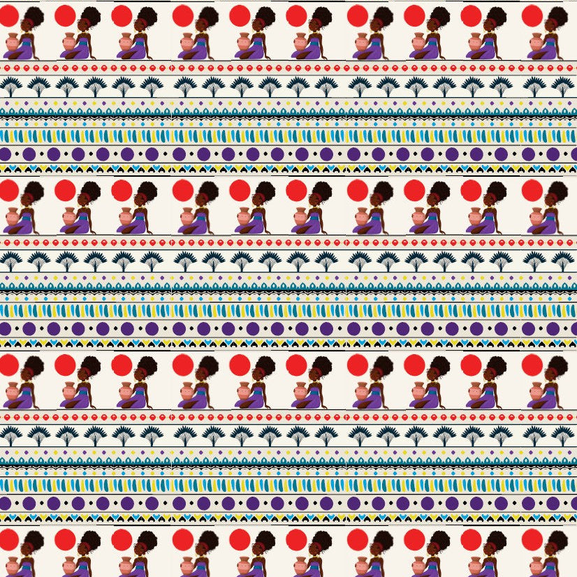 African Woman – Beautiful, You Are! Premium Gift Wrapping Paper Sheets