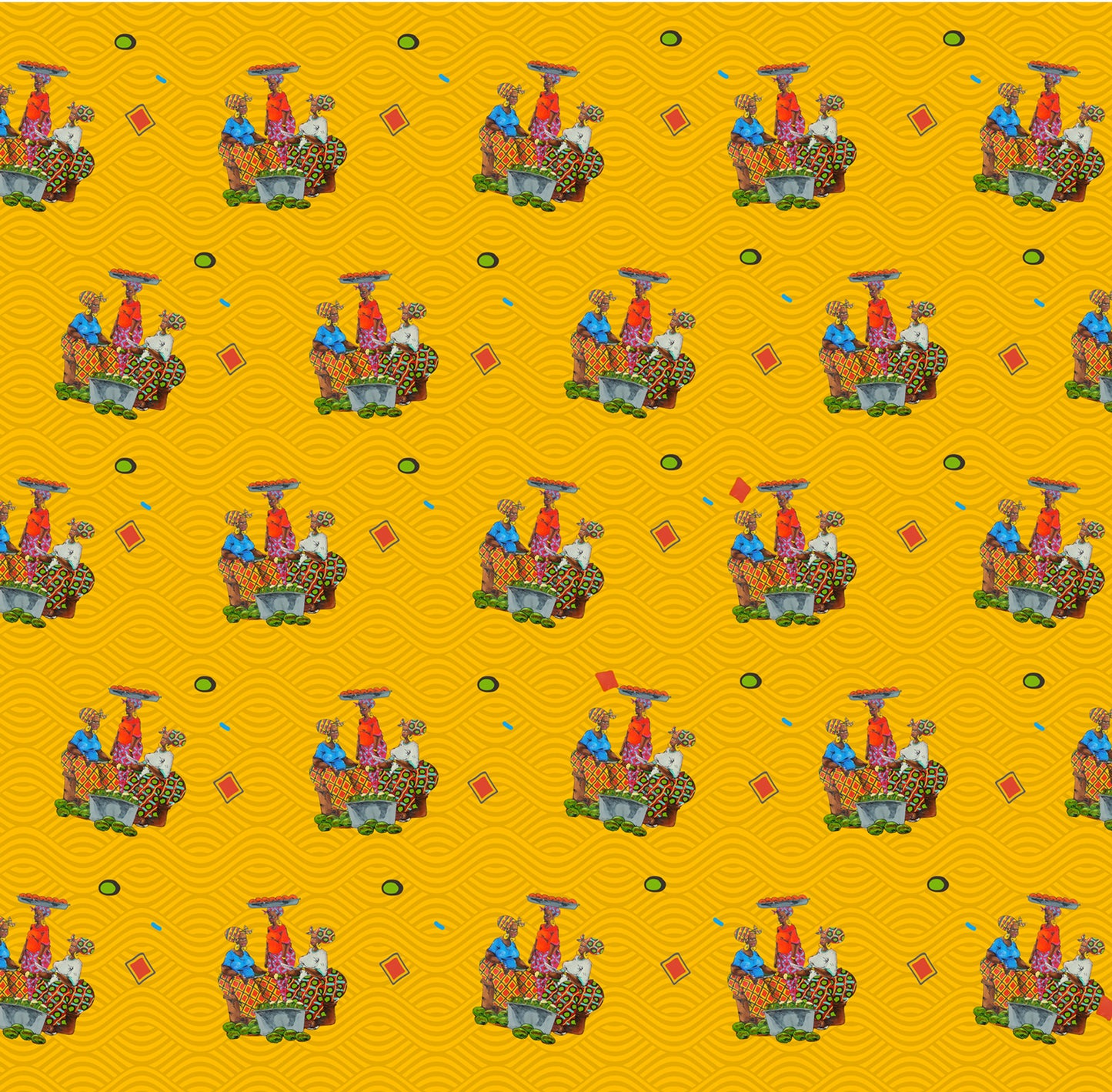 Traditional African Housewives, Strong Head of Households Gift Wrapping Paper Sheets