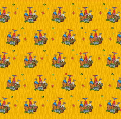 Traditional African Housewives, Strong Head of Households Gift Wrapping Paper Sheets