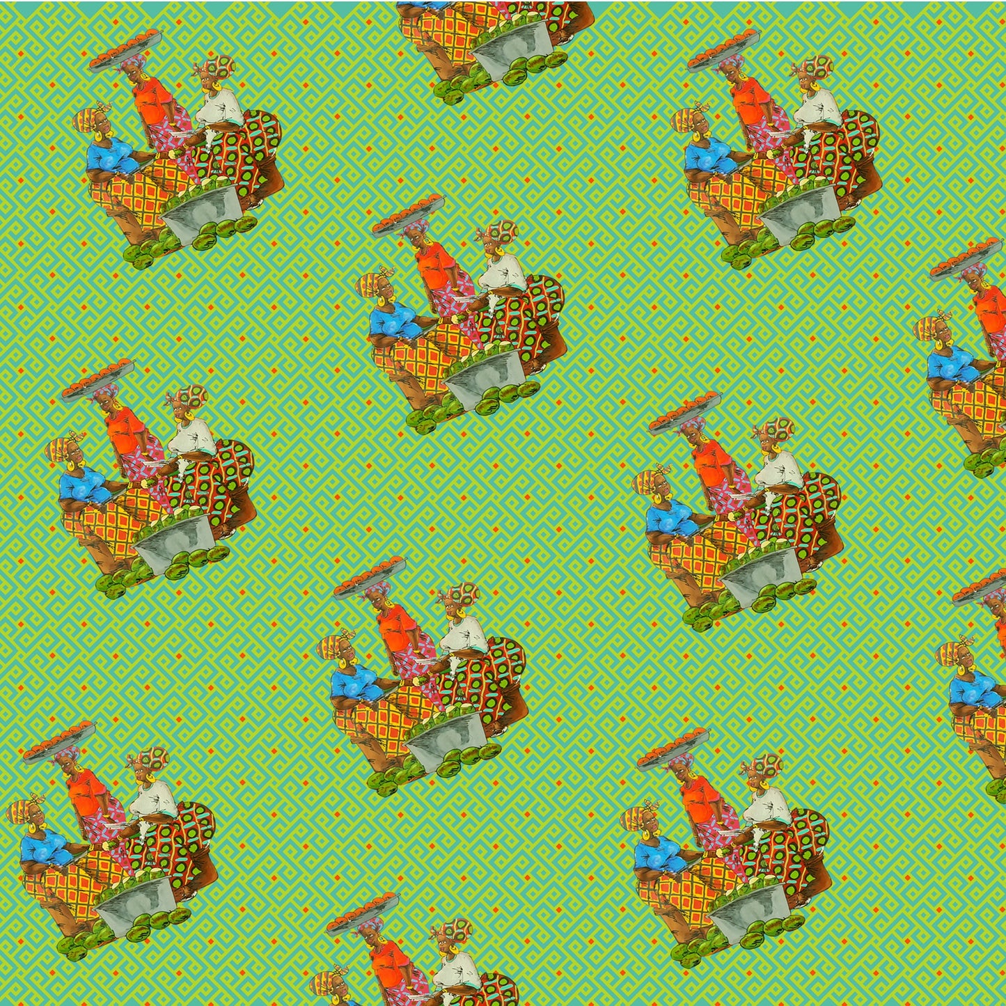 Traditional African Housewives, Strong Head of Households Gift Wrapping Paper Rolls